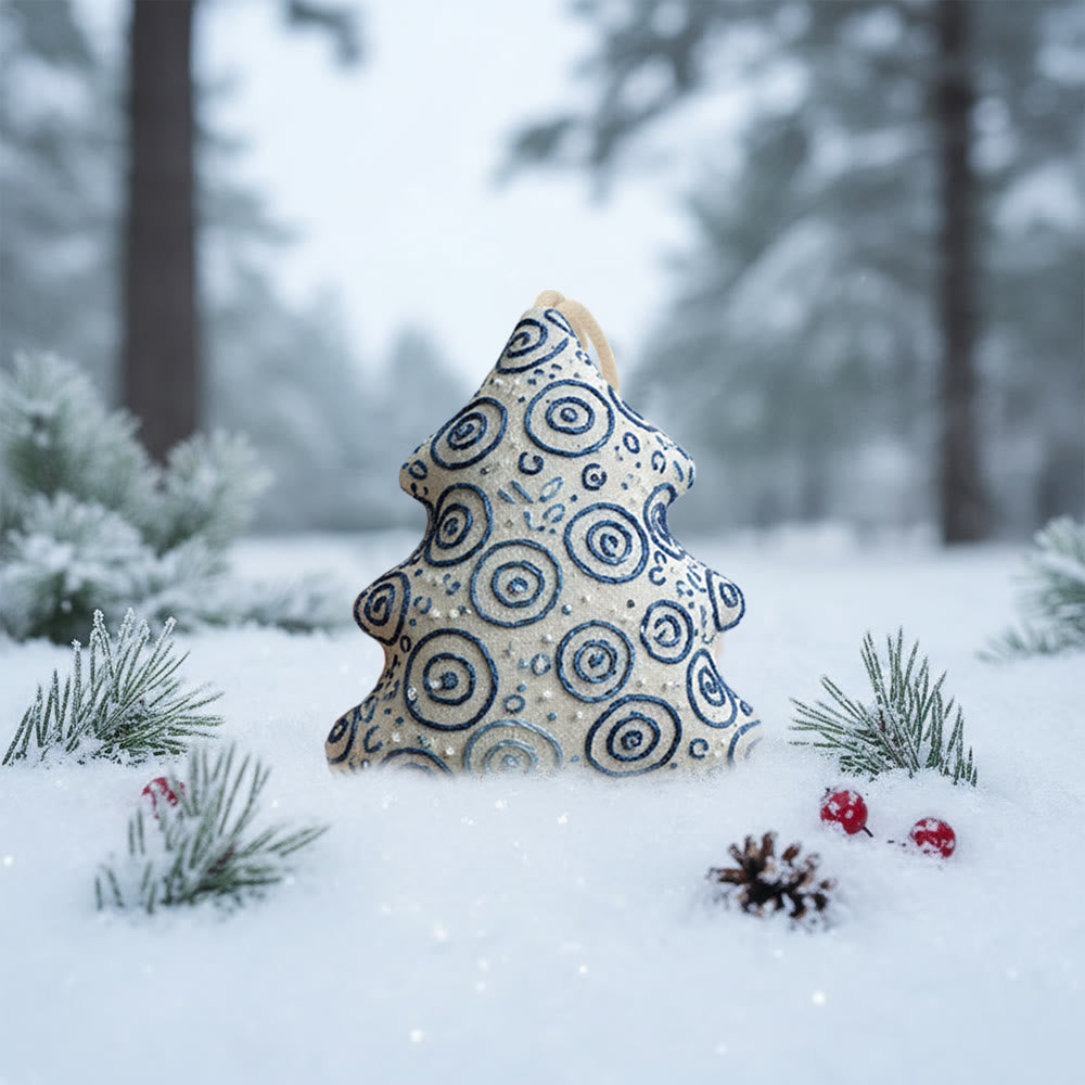 Rubbyoo Tree-shaped Embroidery Kit -  Swirl Pattern Motif | Beginner-friendly Hand Embroidery Bundle | Thoughtful Personalized Gift - image 9