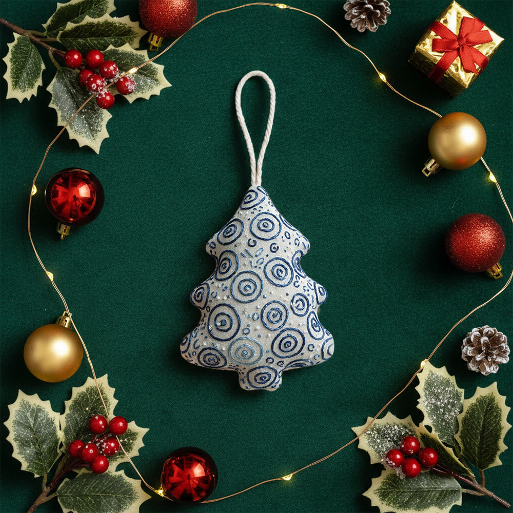 Rubbyoo Tree-shaped Embroidery Kit -  Swirl Pattern Motif | Beginner-friendly Hand Embroidery Bundle | Thoughtful Personalized Gift - image 8