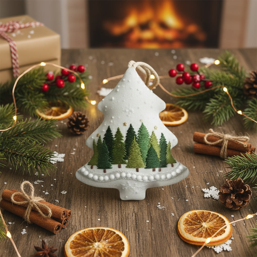 Rubbyoo Tree-shaped Embroidery Kit - Mysterious Forest | Easy Handmade Craft | Perfect Gift Idea  - image 1