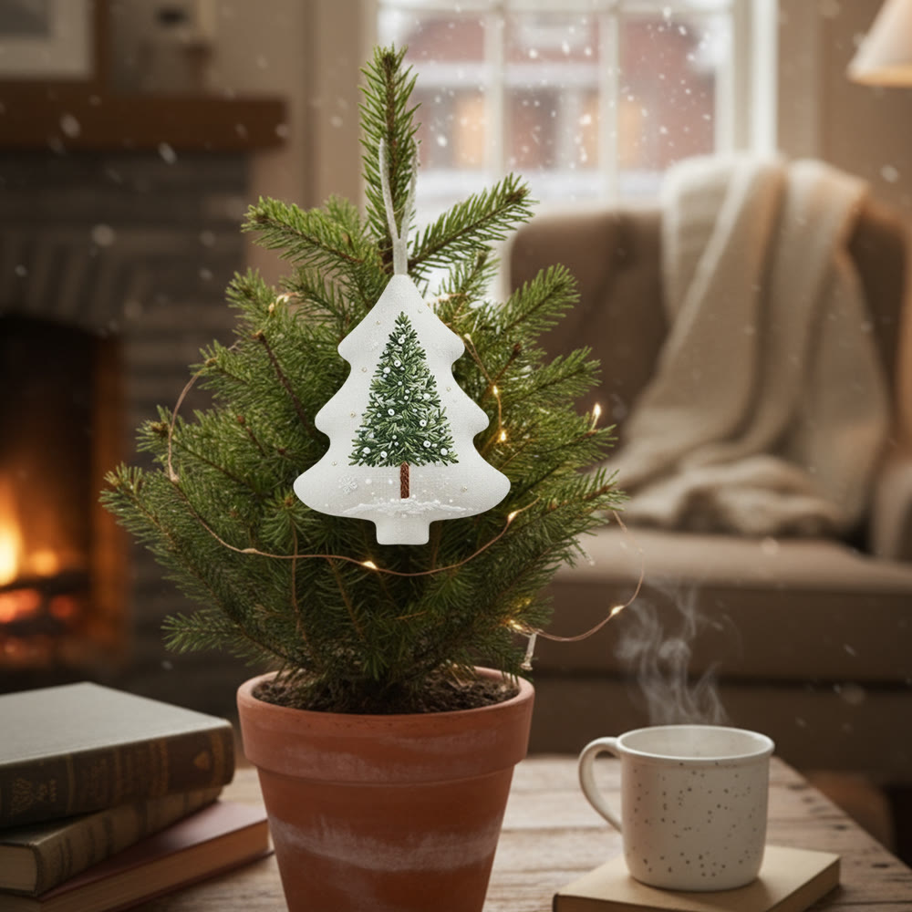 Rubbyoo Tree-shaped Embroidery Kit - Winter Tree | Christmas Handmade Art | Perfect For Stitch Beginner  - image 6