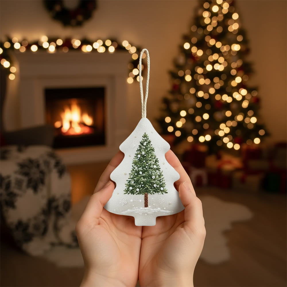 Rubbyoo Tree-shaped Embroidery Kit - Winter Tree | Christmas Handmade Art | Perfect For Stitch Beginner  - image 4