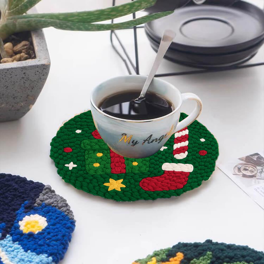 Christmas Festive Trinkets Punch Needle Kit – Newbie-friendly Handcraft | Joyful Holiday Home Decor - image 4