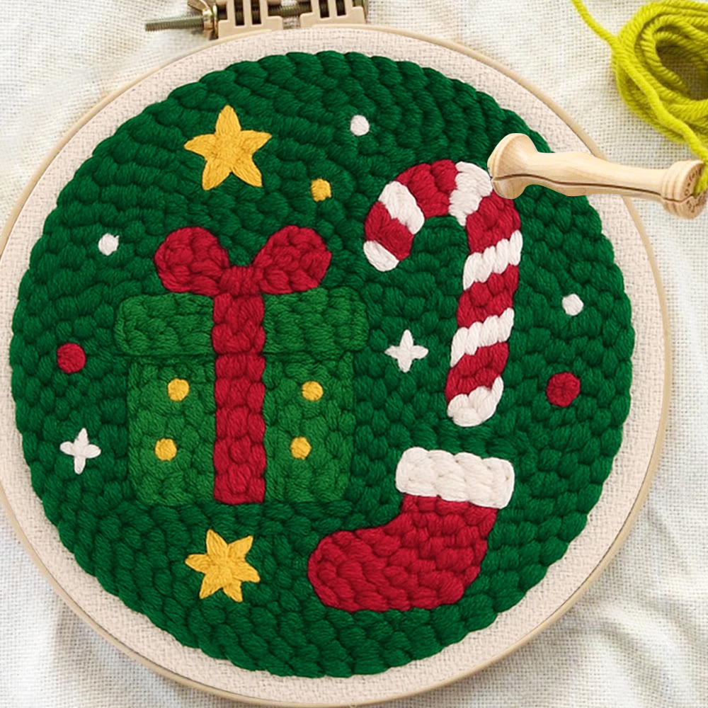 Christmas Festive Trinkets Punch Needle Kit – Newbie-friendly Handcraft | Joyful Holiday Home Decor - image 7