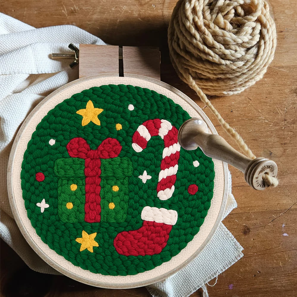 Christmas Festive Trinkets Punch Needle Kit – Newbie-friendly Handcraft | Joyful Holiday Home Decor - image 8