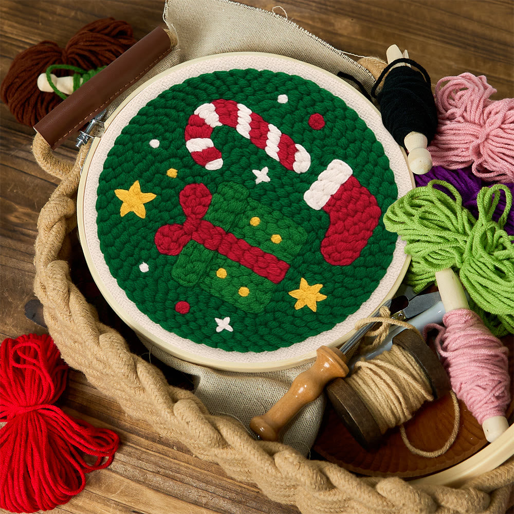 Christmas Festive Trinkets Punch Needle Kit – Newbie-friendly Handcraft | Joyful Holiday Home Decor - image 10