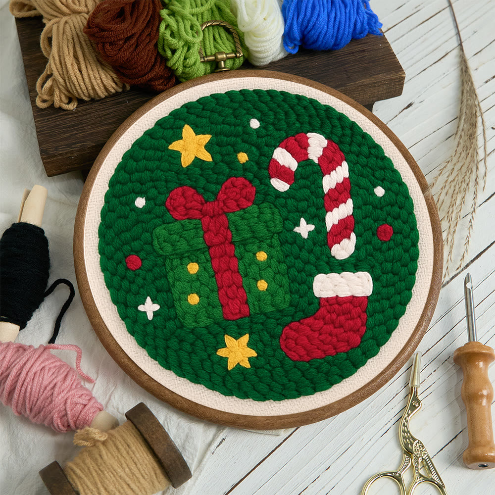 Christmas Festive Trinkets Punch Needle Kit – Newbie-friendly Handcraft | Joyful Holiday Home Decor - image 11