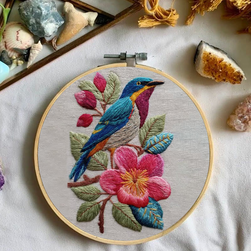 Rubbyoo Embroidery Kit - Stunning Bird | Handmade Needle Craft | Gift For Bird Lovers  - image 2