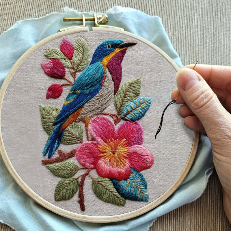 Rubbyoo Embroidery Kit - Stunning Bird | Handmade Needle Craft | Gift For Bird Lovers  - image 8