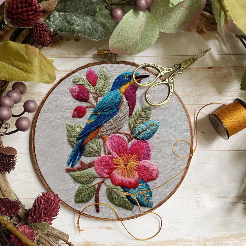 Rubbyoo Embroidery Kit - Stunning Bird | Handmade Needle Craft | Gift For Bird Lovers  - image 6