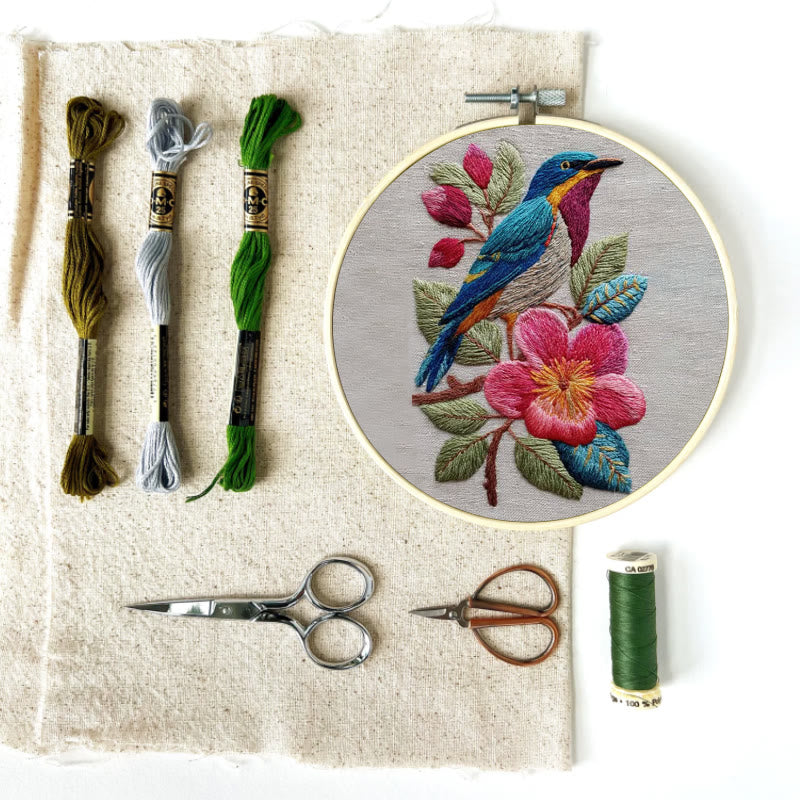 Rubbyoo Embroidery Kit - Stunning Bird | Handmade Needle Craft | Gift For Bird Lovers  - image 4