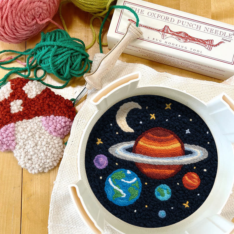 Solar System Planets Punch Needle Kit - Educational Handcraft Project ...