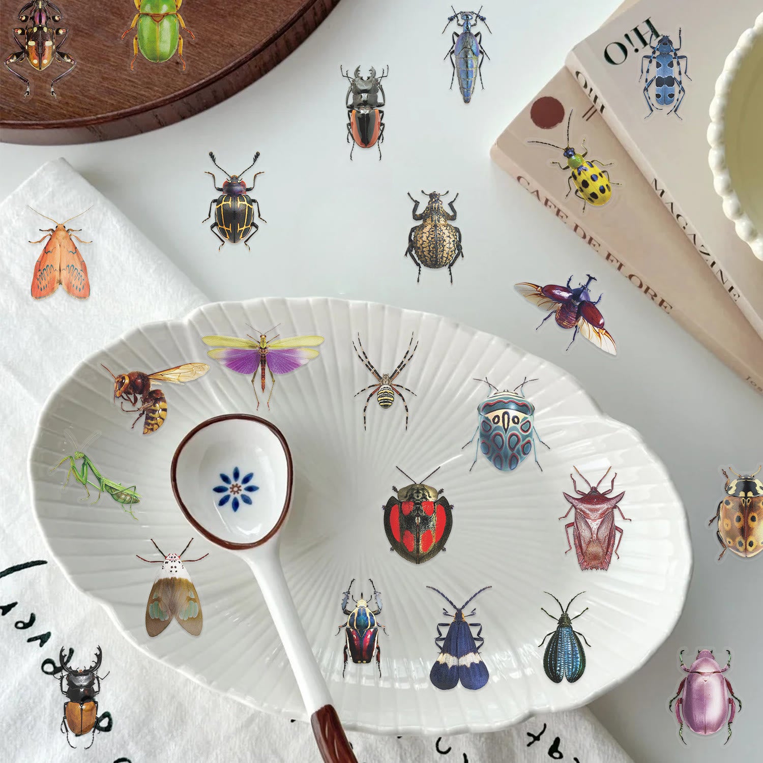 Rubbyoo 50pcs Beetle Sticker Pack - Realistic Insect Art | Perfect Gif ...